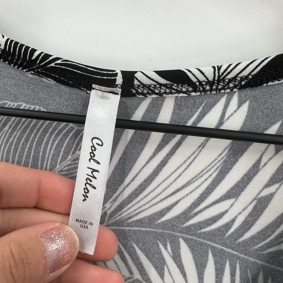 Cool Melon Bathing Floral Top Ladies Medium - Picture 4 of 4